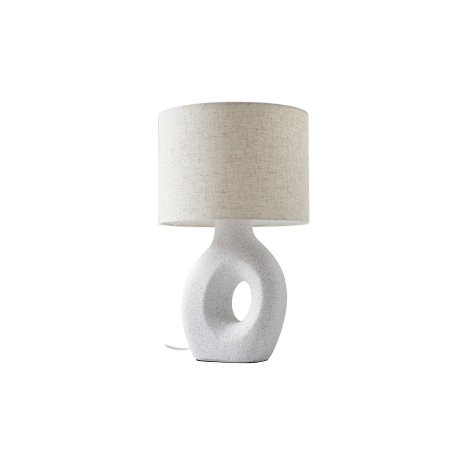 Lampe à poser en textile scandinave