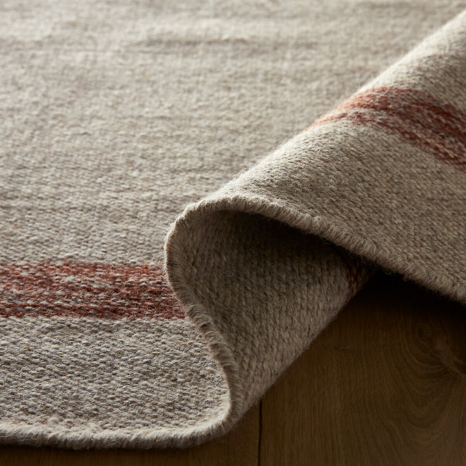 Tapis XL en laine, tissé main, Abriel