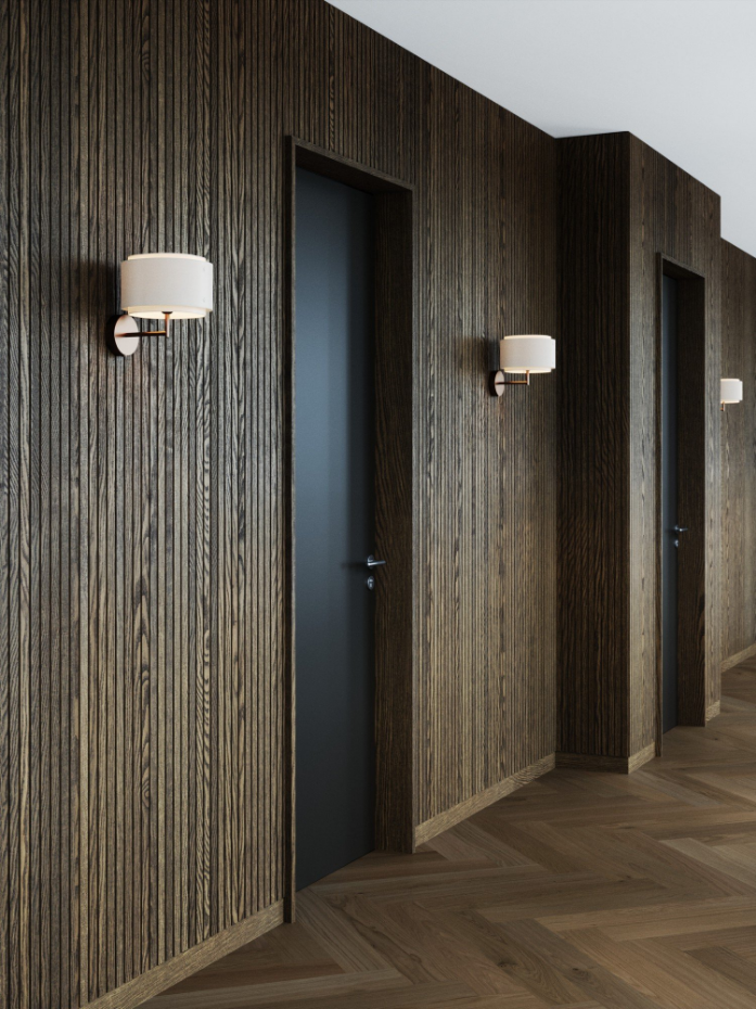 Applique murale TAKAI Inox
