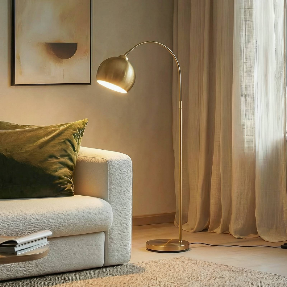 Lampadaire en métal moderne, Moisia