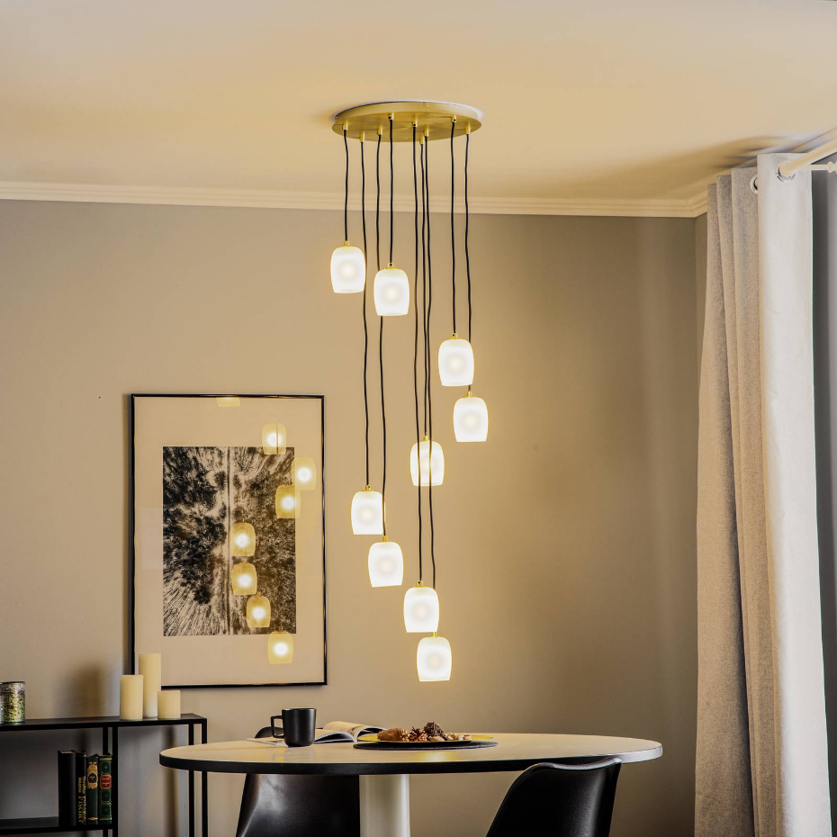Suspension en métal design, Taylan