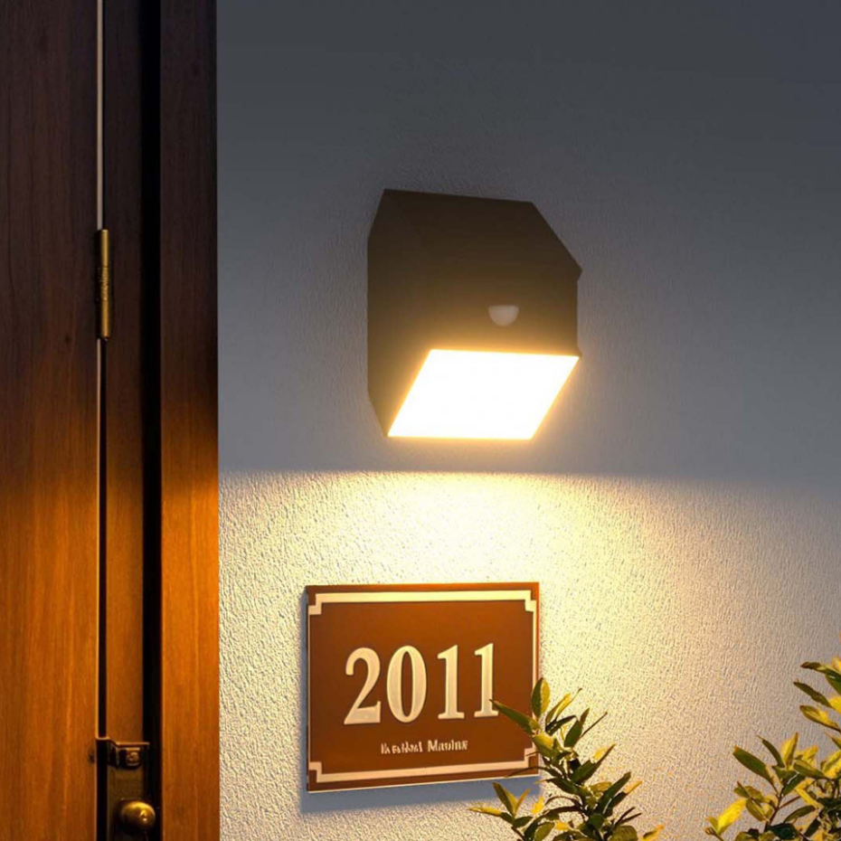 2 Applique solaire sensor LUMICUBE 300LM
