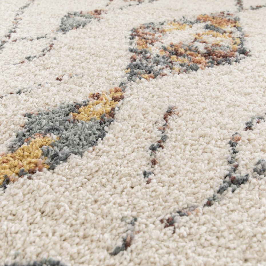 Tapis shaggy tissé motif berbère AURORA 1