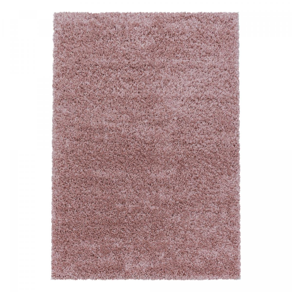 Tapis poils longs shaggy tissé motif uni UNI I