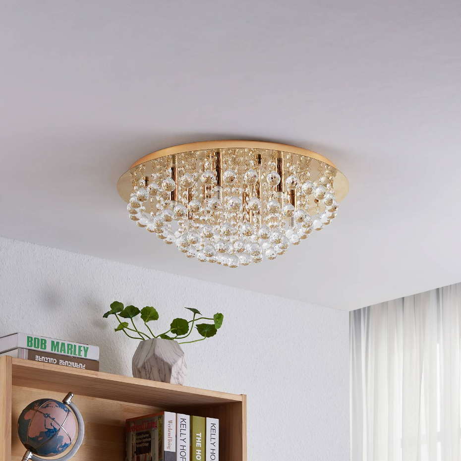 Plafonnier en cristal moderne, Gillion