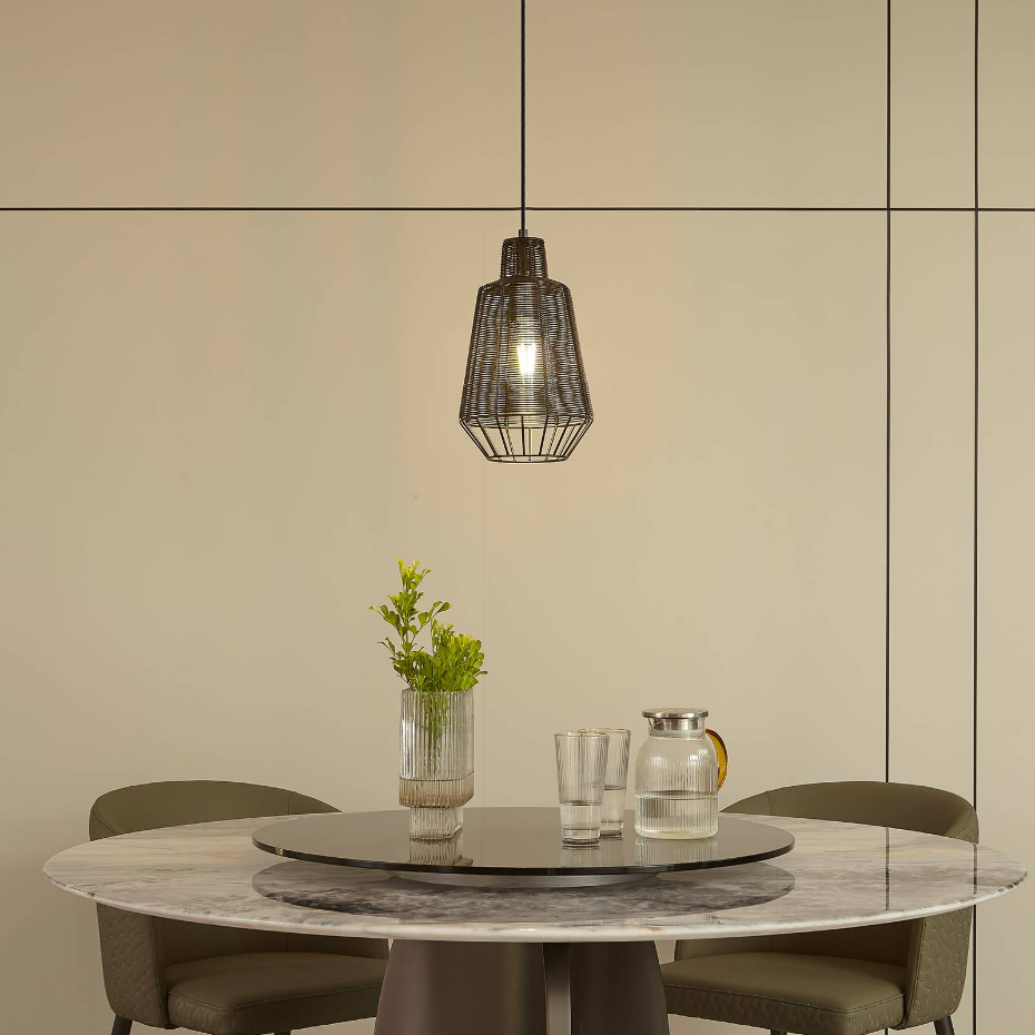 Suspension en aluminium vintage, Tinko
