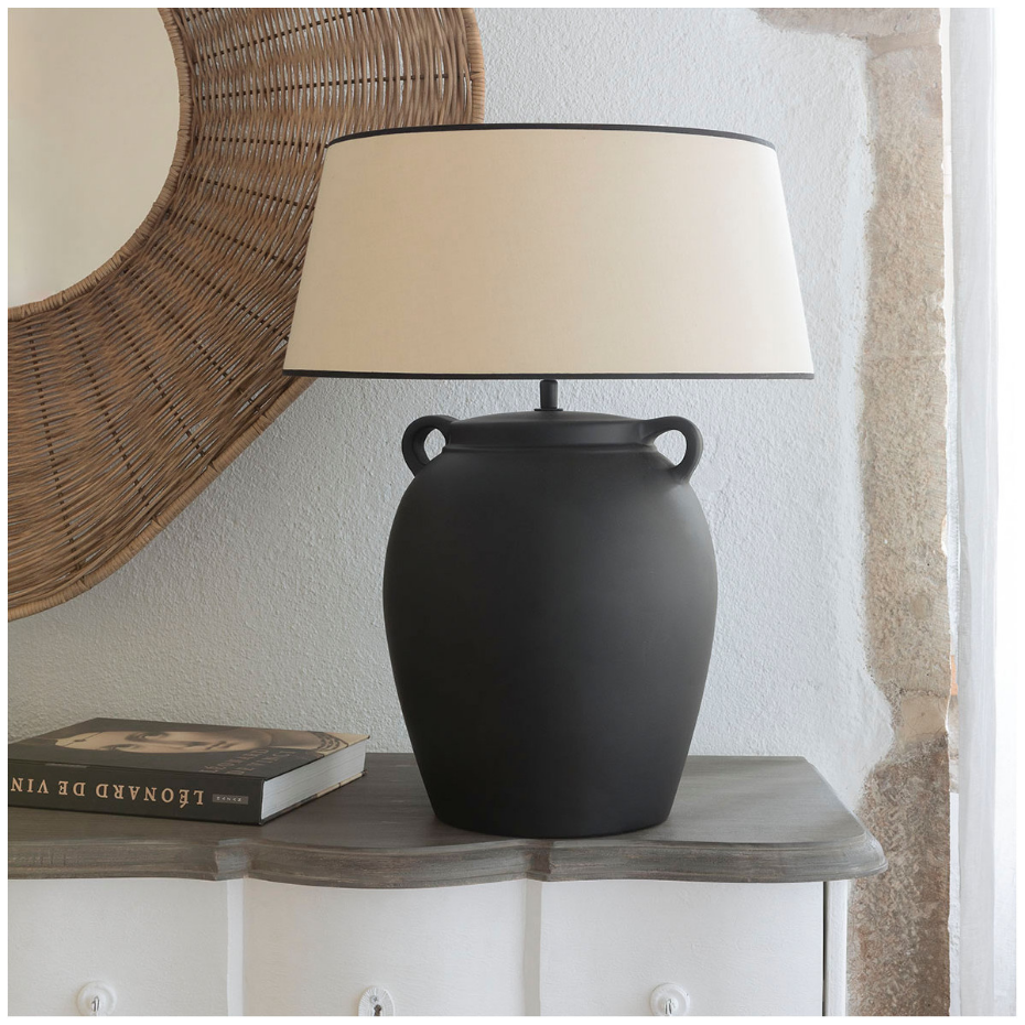 Pied de lampe AMPHORE céramique