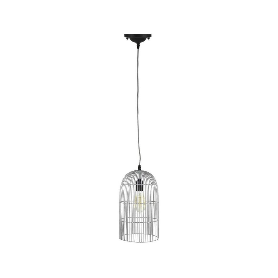 Suspension cage filaire 38 cm Argent