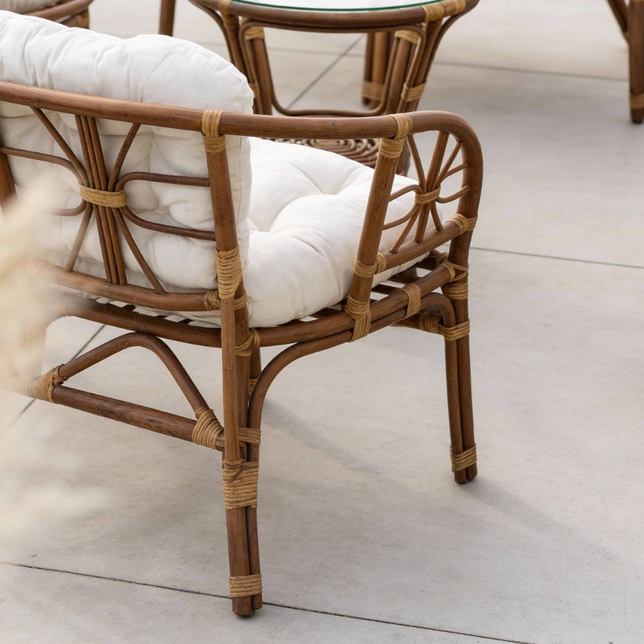 Salon de jardin en rotin 4 places  RATTAN