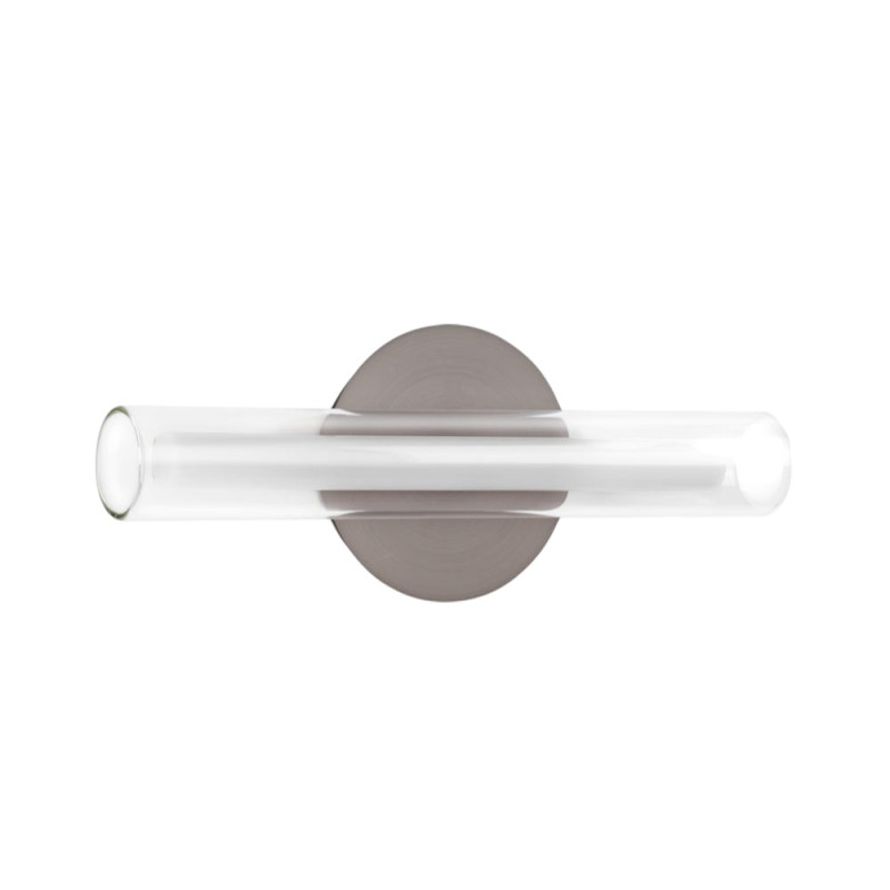 Applique led Design Oslo Nickel Et Verre