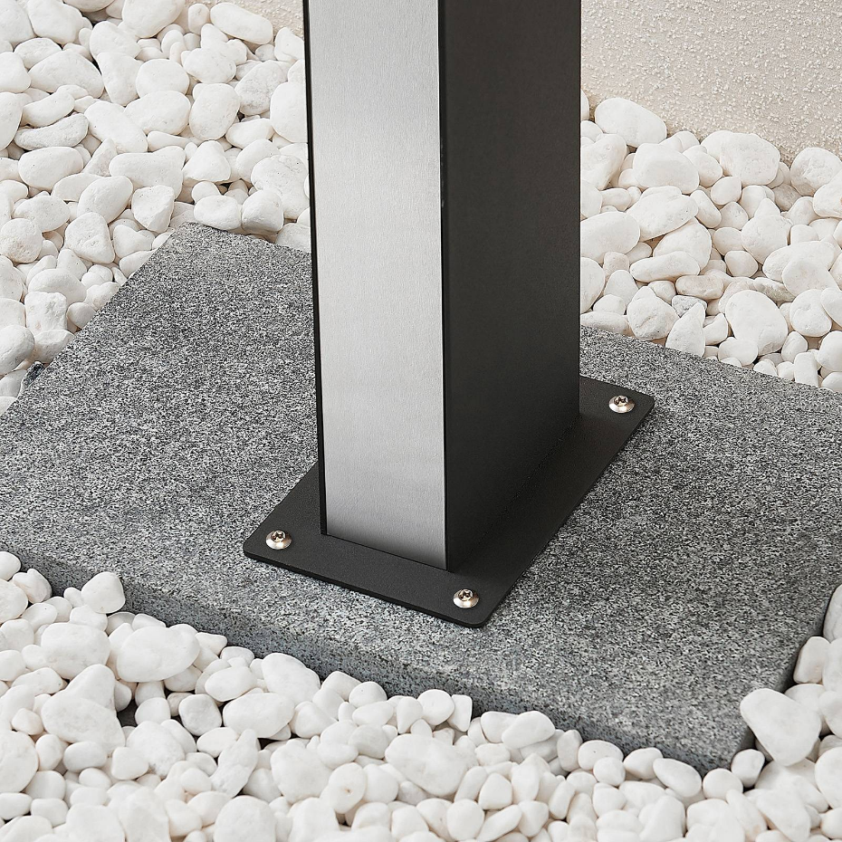 Luminaire extérieur en inox moderneLED