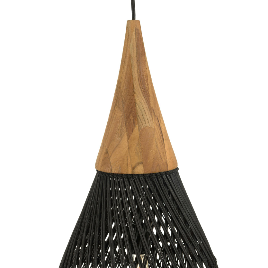 Suspension goutte en rotin 35cm FOLELLI