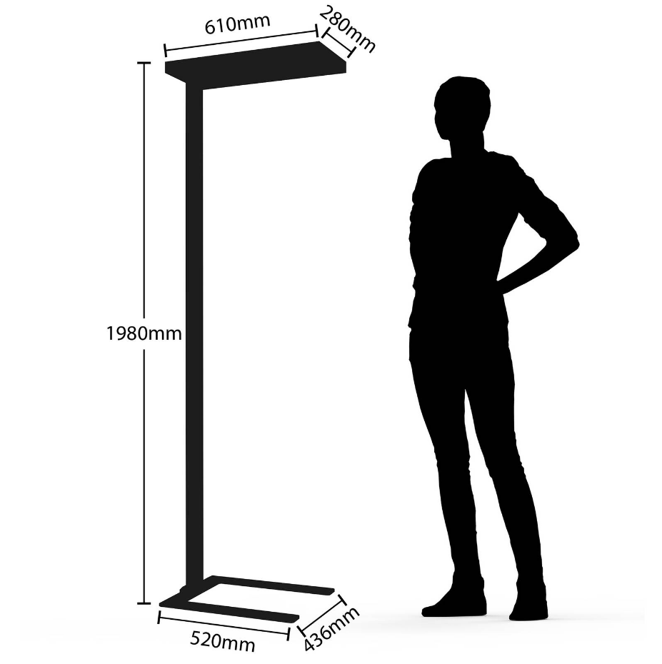 Lampadaires de bureau en aluminium moderneLED