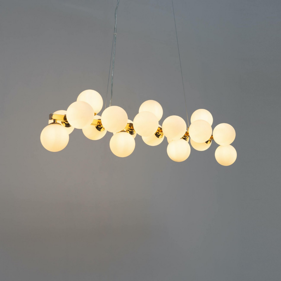 Sublime suspension en métal et verre - AMBROSIA