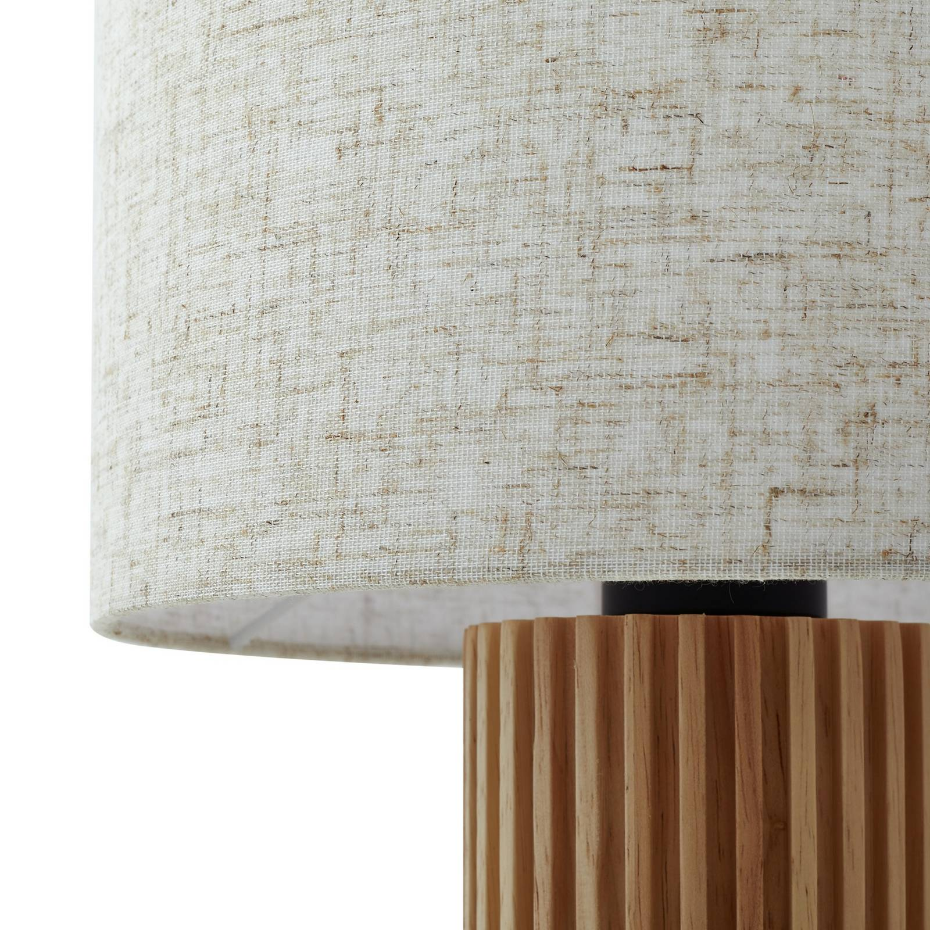 Lampe à poser en bois scandinave, Kimiko