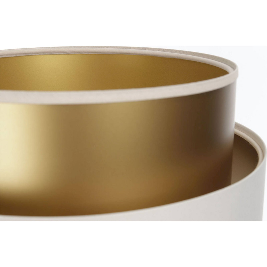 Lampe à poser ronde en tissu Duo ellegant