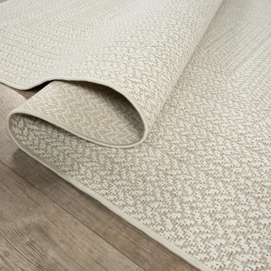 Tapis extérieur intérieur LYN13 REZY aspect jute ton sur ton