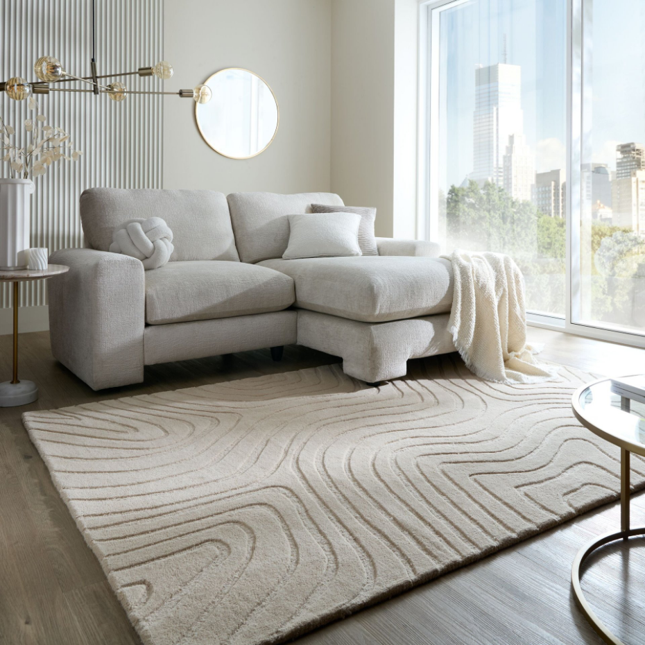 Tapis pure laine tufté main ALLAY