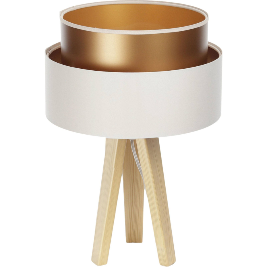 Lampe à poser ronde en PVC Duo ellegant