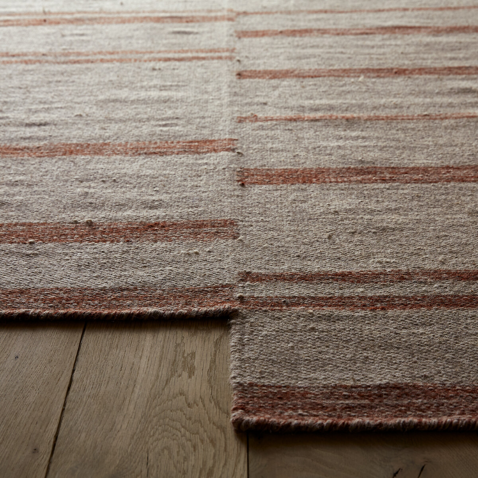 Tapis XL en laine, tissé main, Abriel