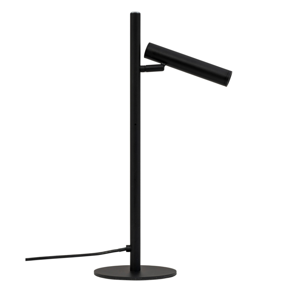 Lampe à poser en métal noir CARLO