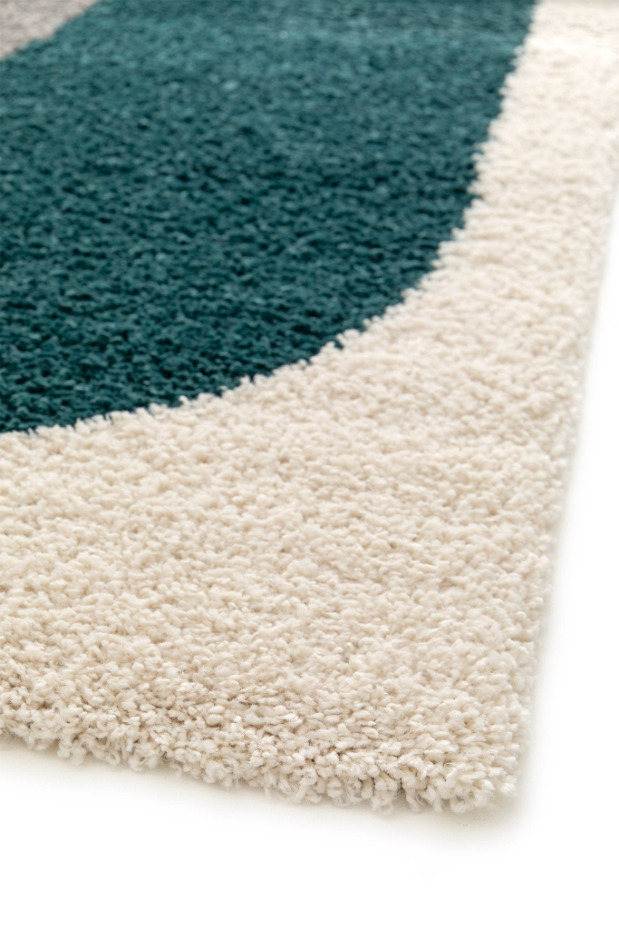 Tapis à poils longs design tons chauds GATSBY