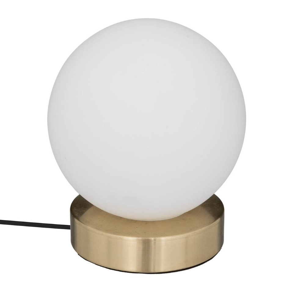 Lampe boule verre sablé DRIS