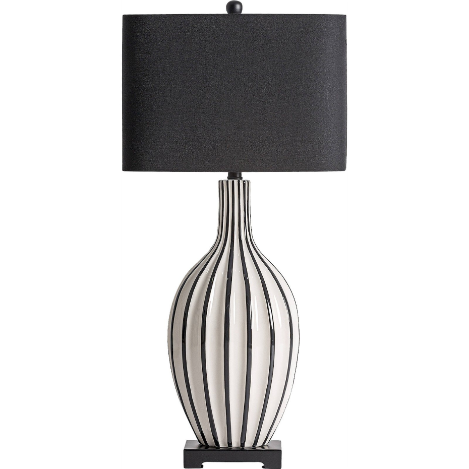 Lampe de salon en céramique finition vieillie