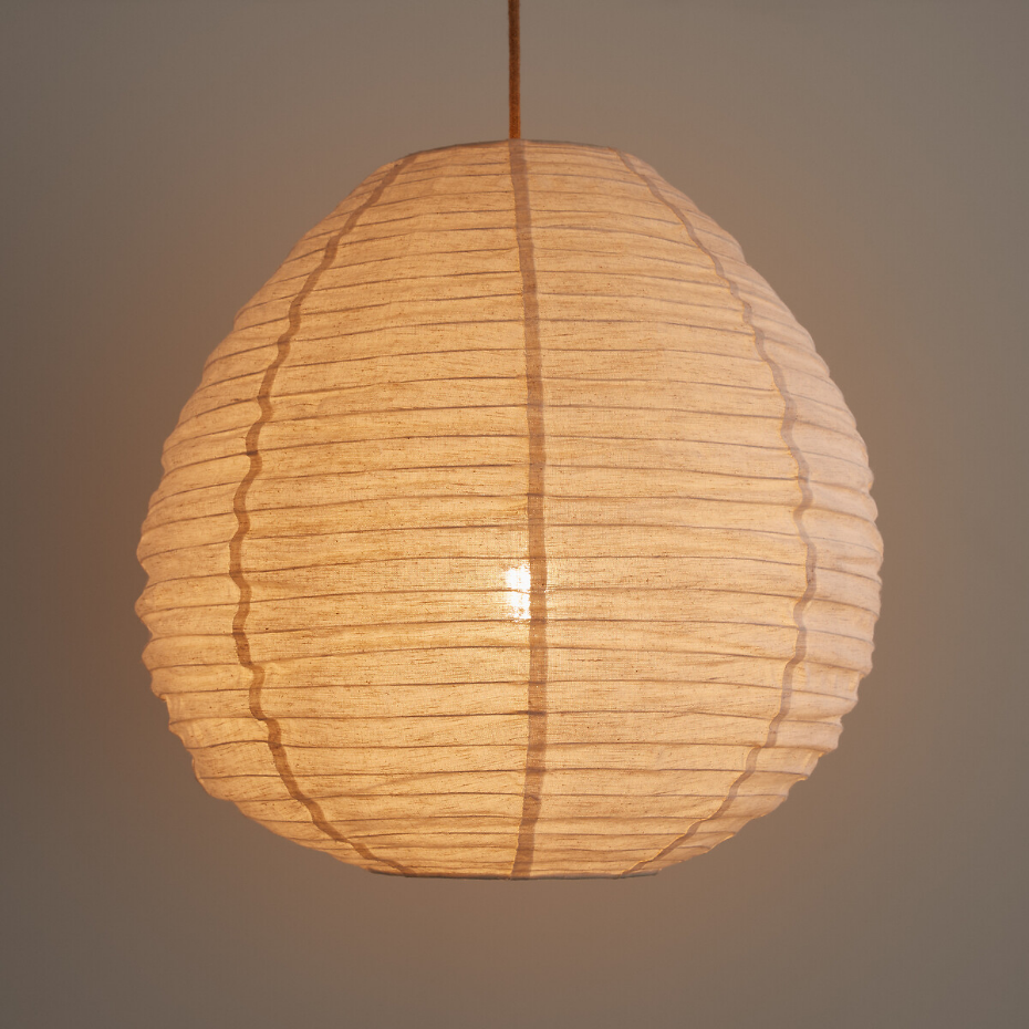 Suspension boule en toile de jute Ø55 cm, Robia