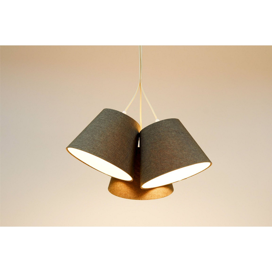 Suspension ronde en tissu style boho élégant