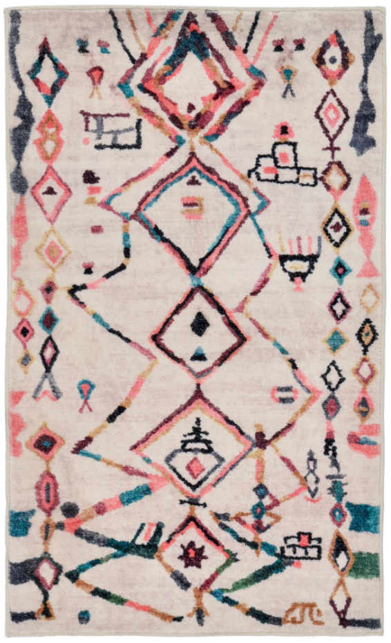 Tapis de bain moelleux aux couleurs vives - ARIELLA