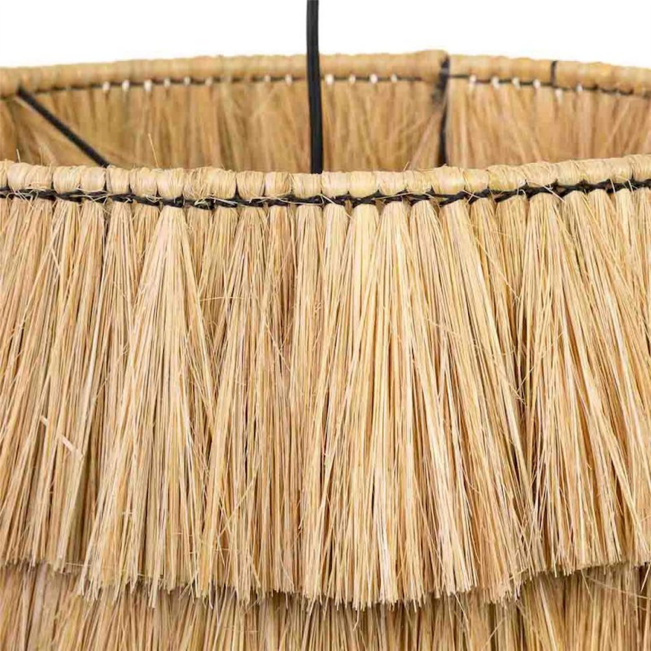 Suspension en fibres et métal forme ronde