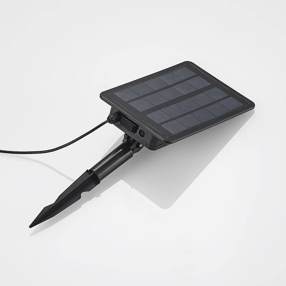 Lampe solaire en inox moderneLED, Lexiane