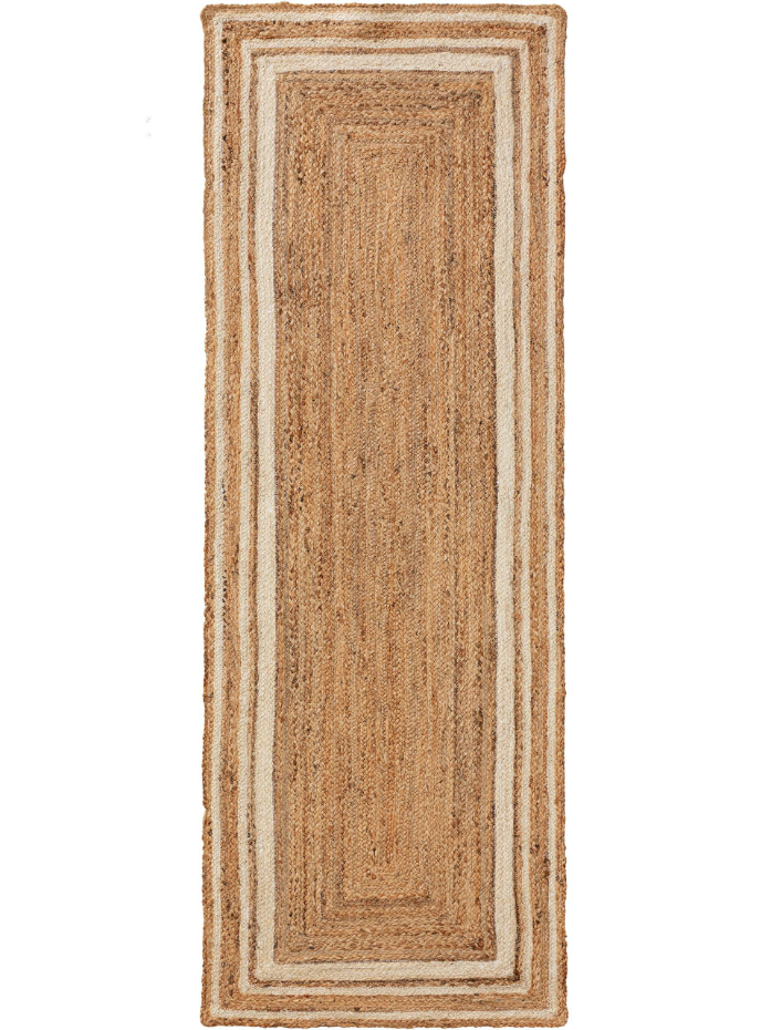 Tapis de jute tissé main JUTTA