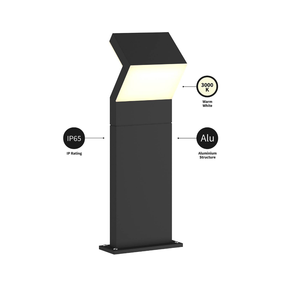 Luminaire extérieur en aluminium moderneLED