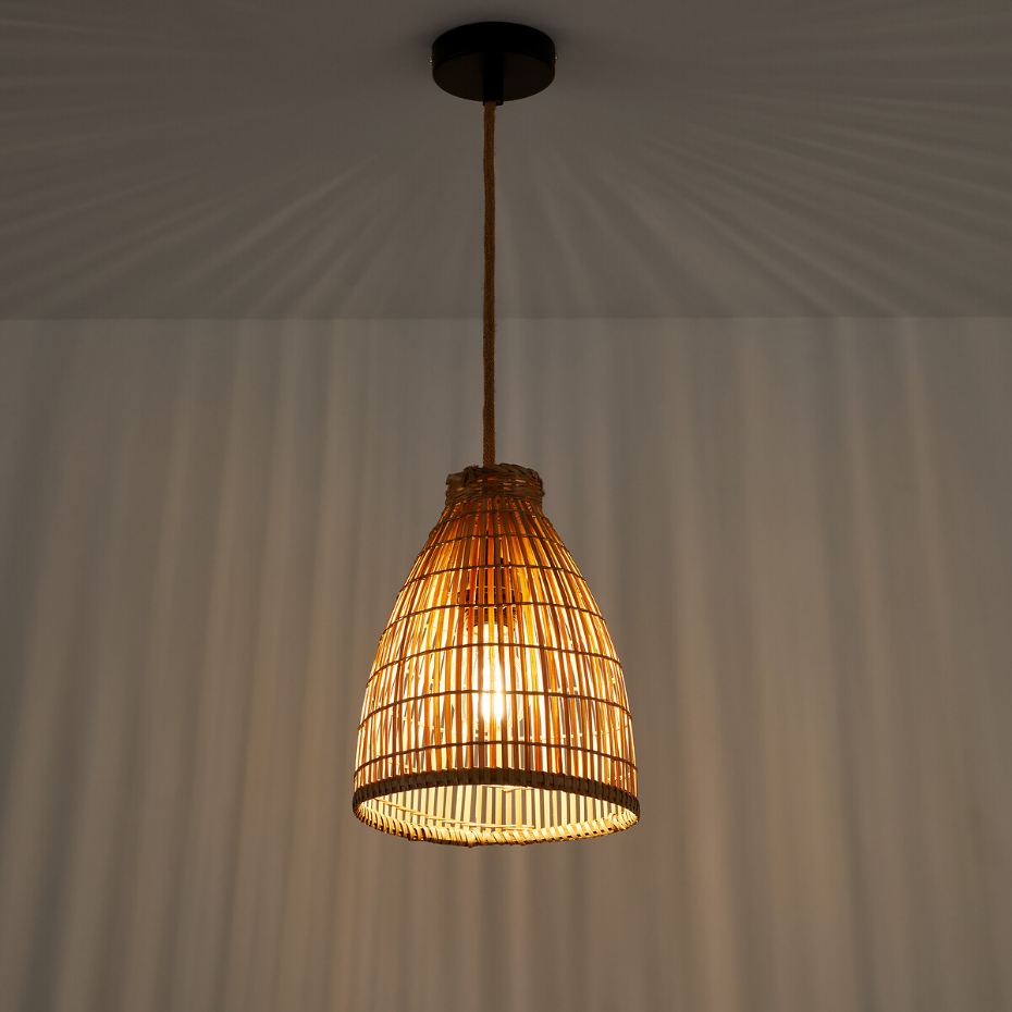 Suspension en bambou Ø20 cm, Aleandro