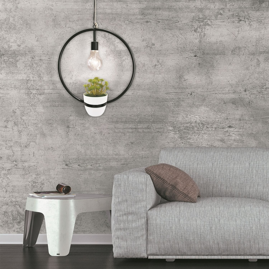 Suspension LED décorative avec plante Garden - H. 35 cm