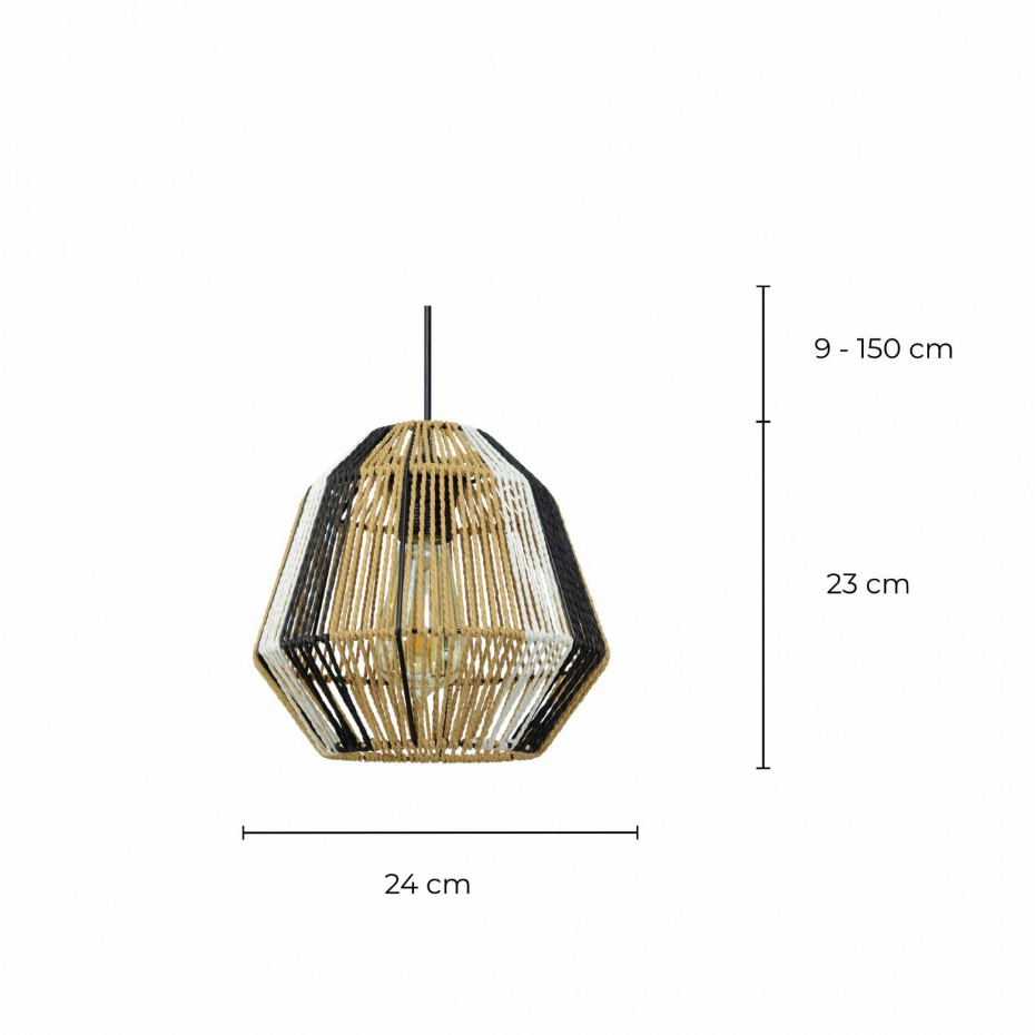 Suspension en ficelle de papier, NILLIS