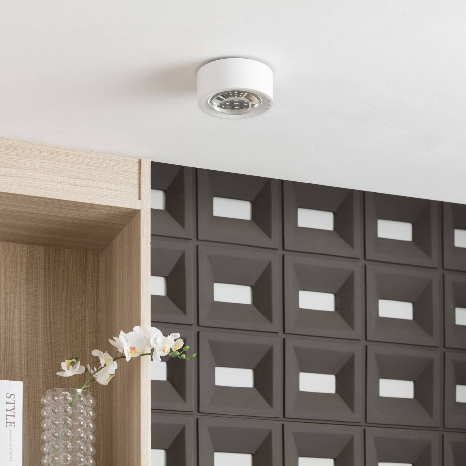 Plafonnier en aluminium moderneLED, Rotari