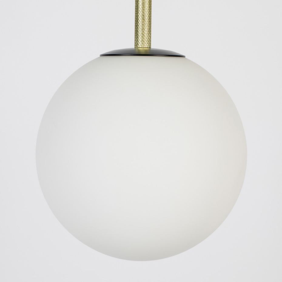 Suspension en marbre et métal ø25cm - Orion