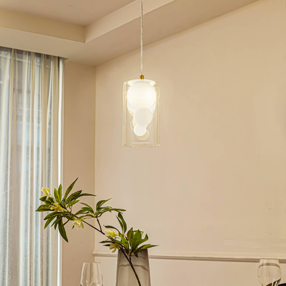 Suspension en verre moderne, Kupla