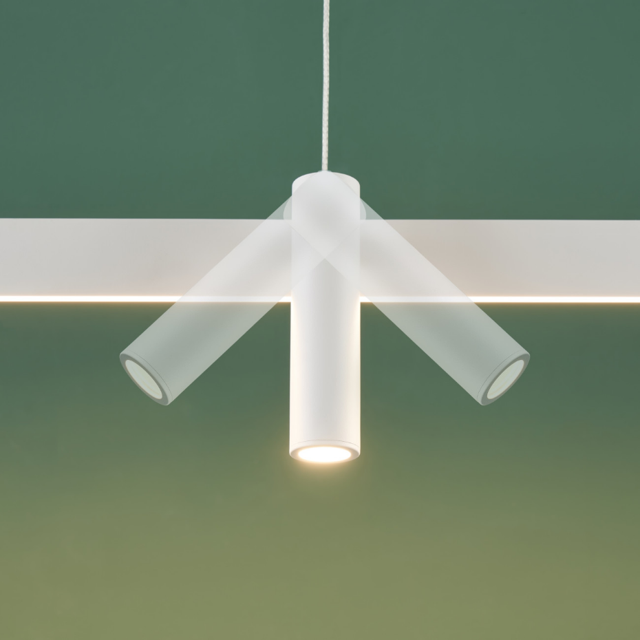 Suspension LED cylindres orientables - ANISKA