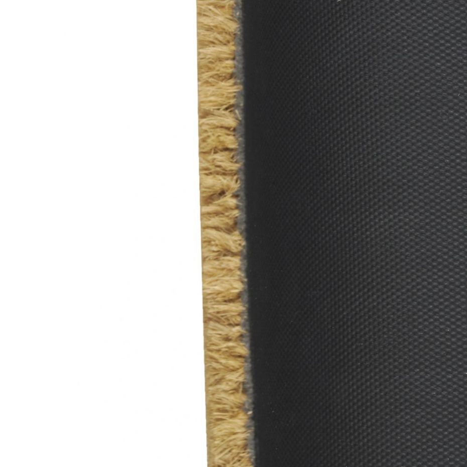 Paillasson coco intérieur extérieur 75 x 45 cm Tête de cerf encadrée