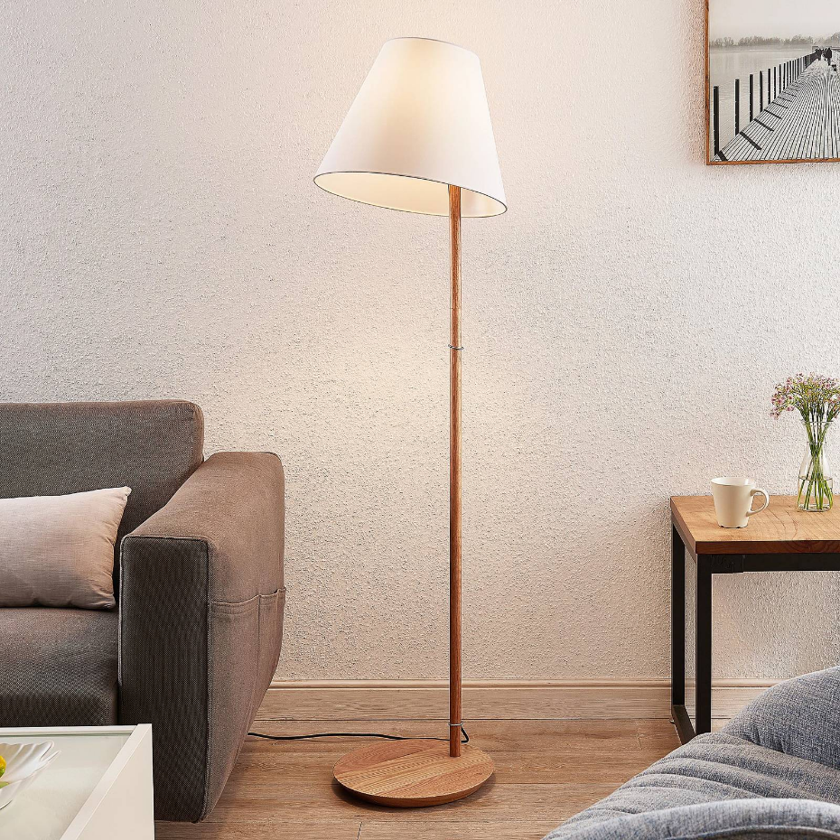 Lampadaire en textile scandinave, Jinda
