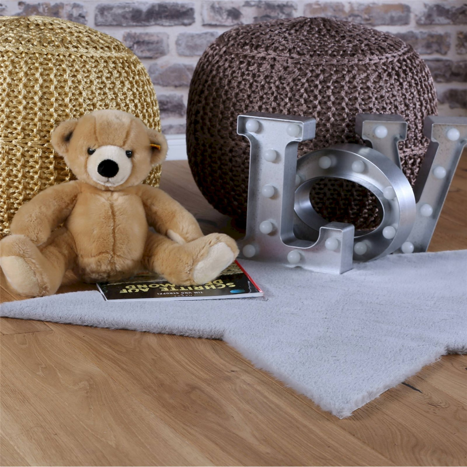 Tapis étoile en polyester effet