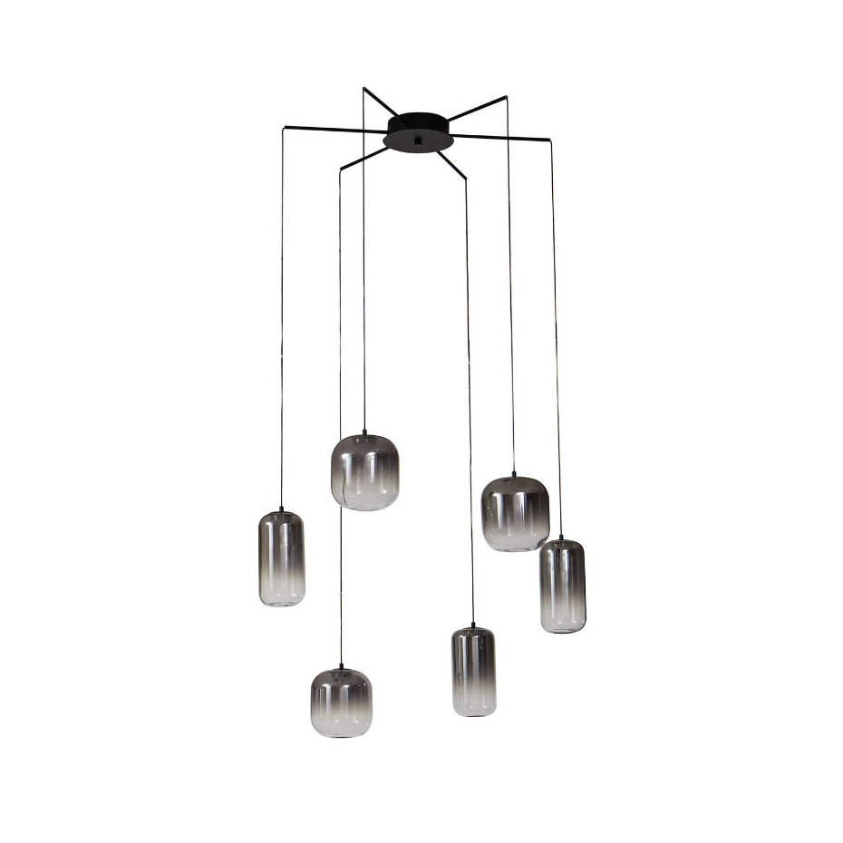 Suspension en verre moderneLED, Avelina