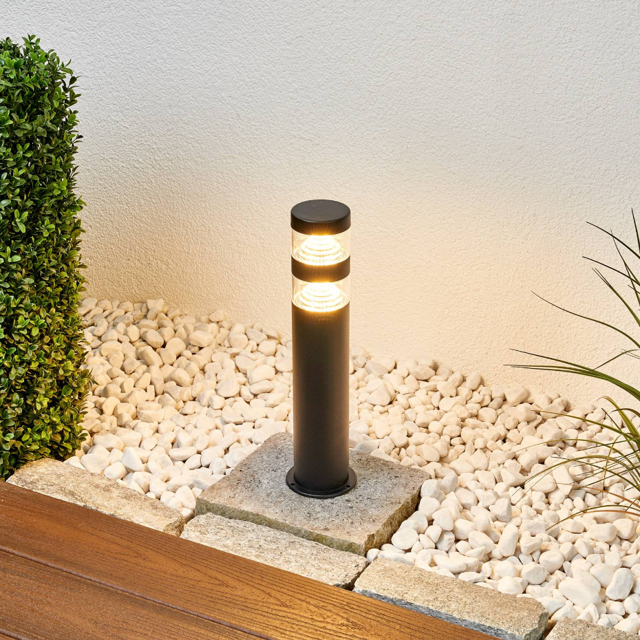 Luminaire extérieur en inox moderneLED