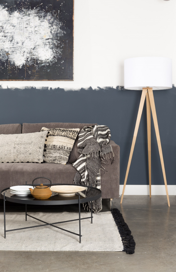 Lampadaire design en bois scandinave, TRIPOD WOOD