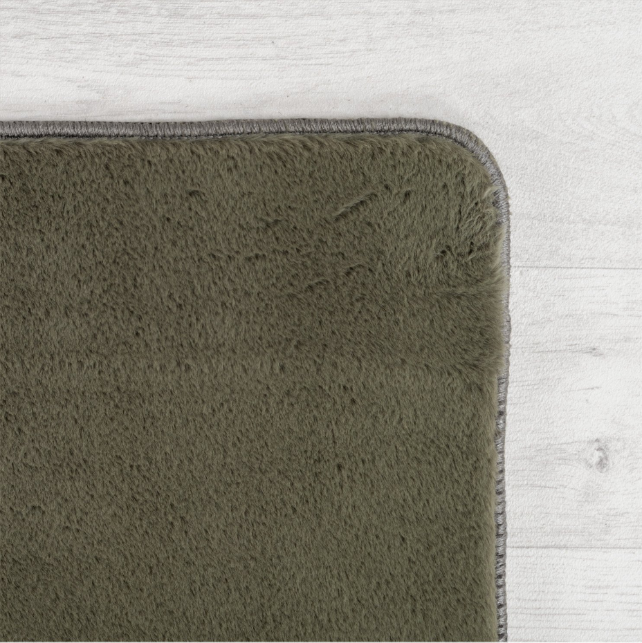 Tapis de salon uni doux ALBA