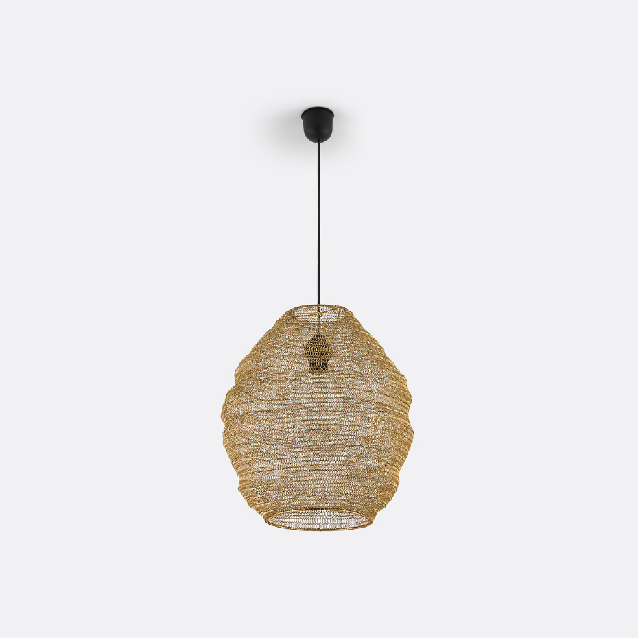Suspension maille métal fer Ø54 cm, Mita